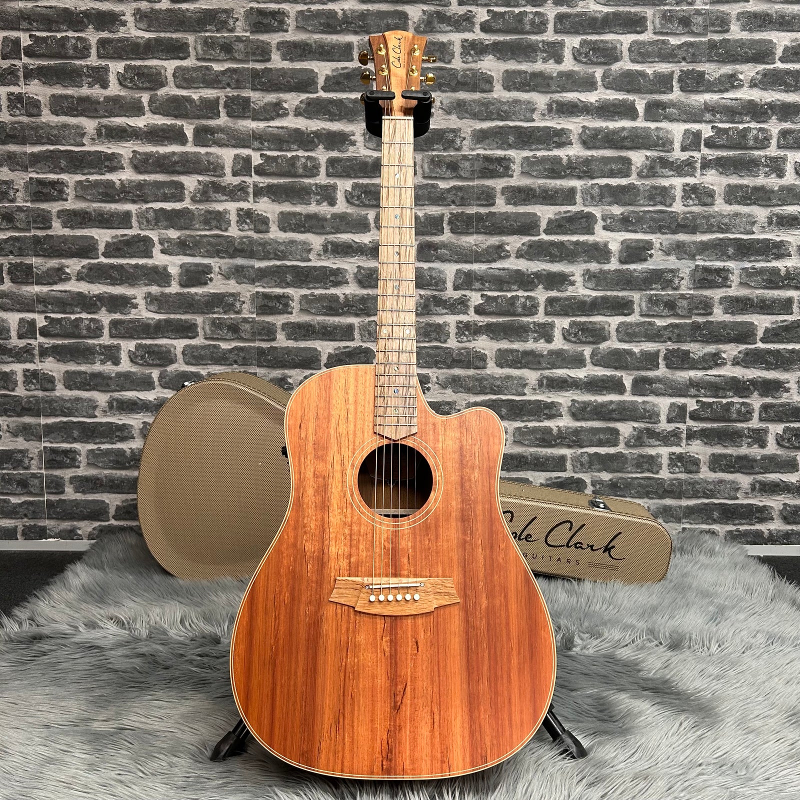 Cole Clark Touring 2 Series FL Dreadnought Acoustic Guitar - Australian Blackwood Face, Back & Sides w/ Pickup & Cutaway