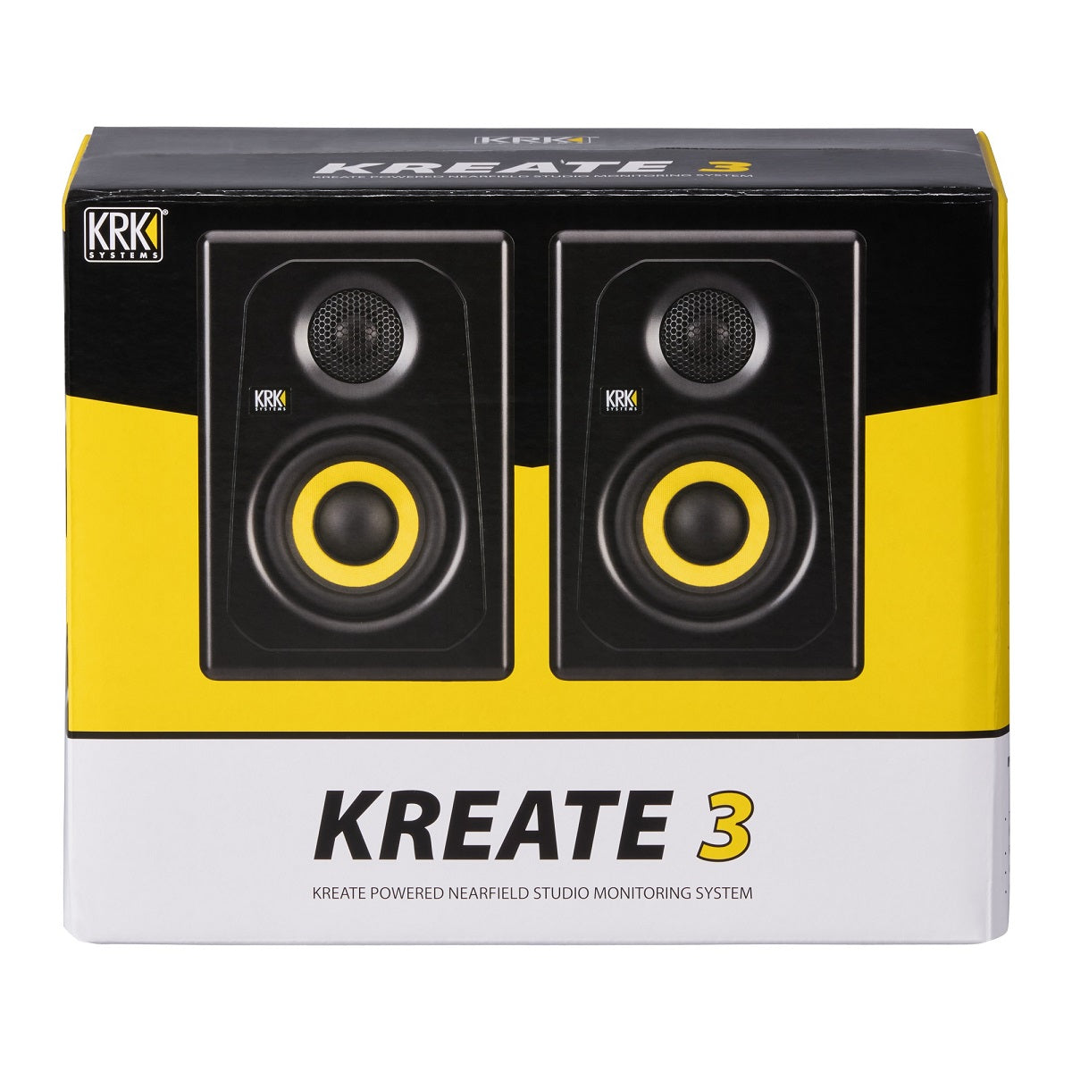 2 x KRK Kreate K3 Powered Nearfield Studio Monitors (Pair)
