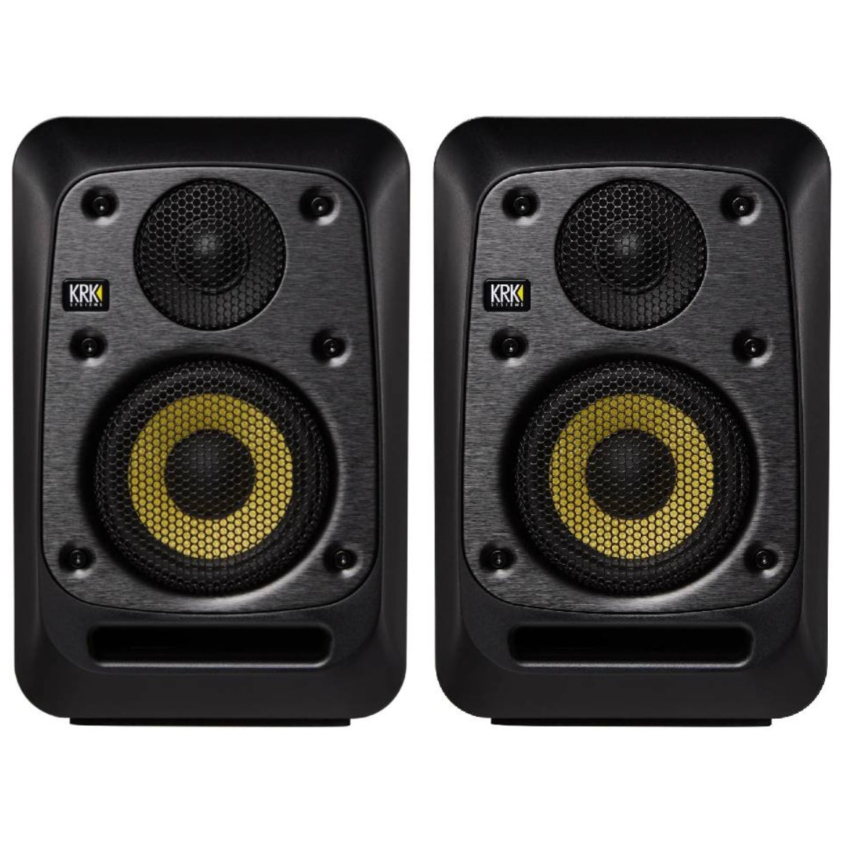 2x KRK V4 S5 Powered Studio Monitor 4inch 2-Way - V-Series 5 (Pair)