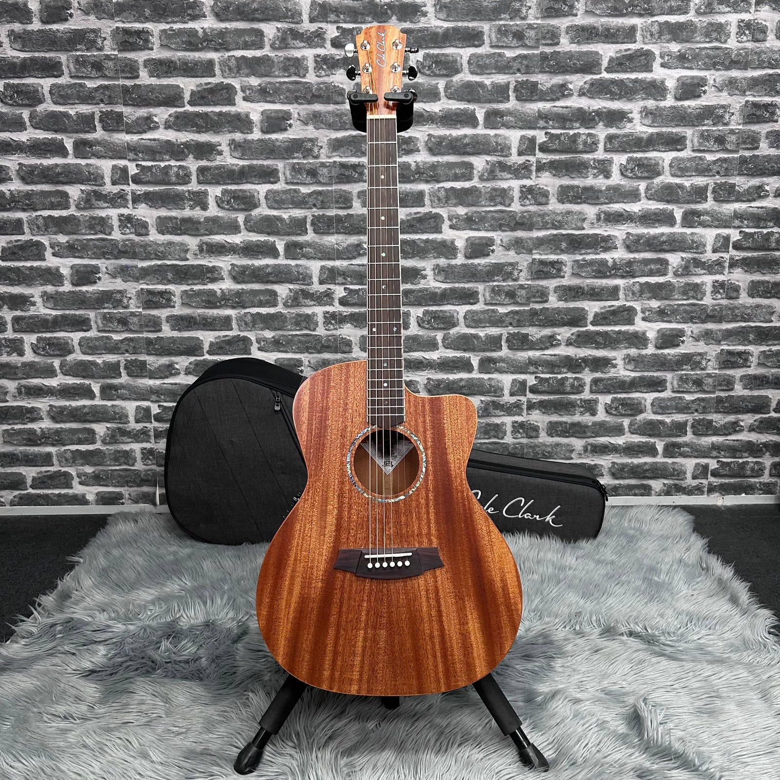 Cole Clark Touring 2 Series FL Dreadnought Acoustic Guitar - Australian Blackwood Face, Back & Sides w/ Pickup & Cutaway