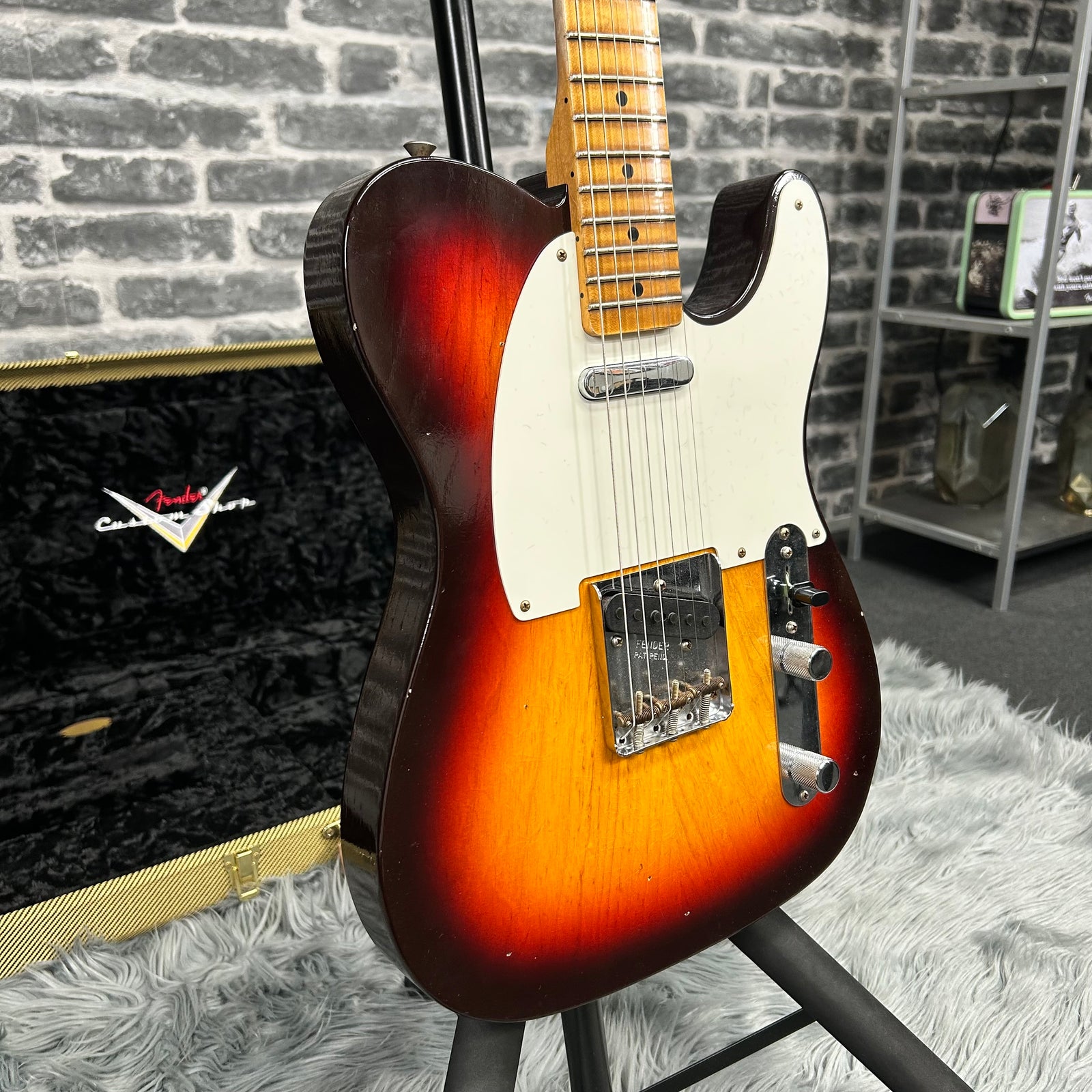 Fender Custom Shop 1959 Telecaster Faded Aged Chocolate 3-Color Sunburst - Journeyman Relic - 9236091074