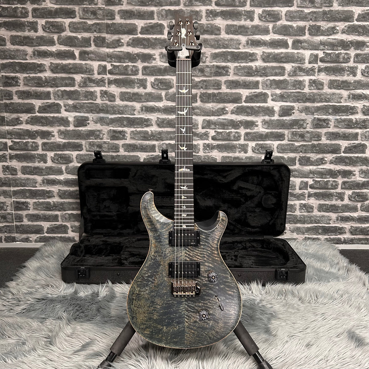PRS Paul Reed Smith Core 40th Anniversary Custom 24 Satin Limited Edition Electric Guitar Charcoal Green