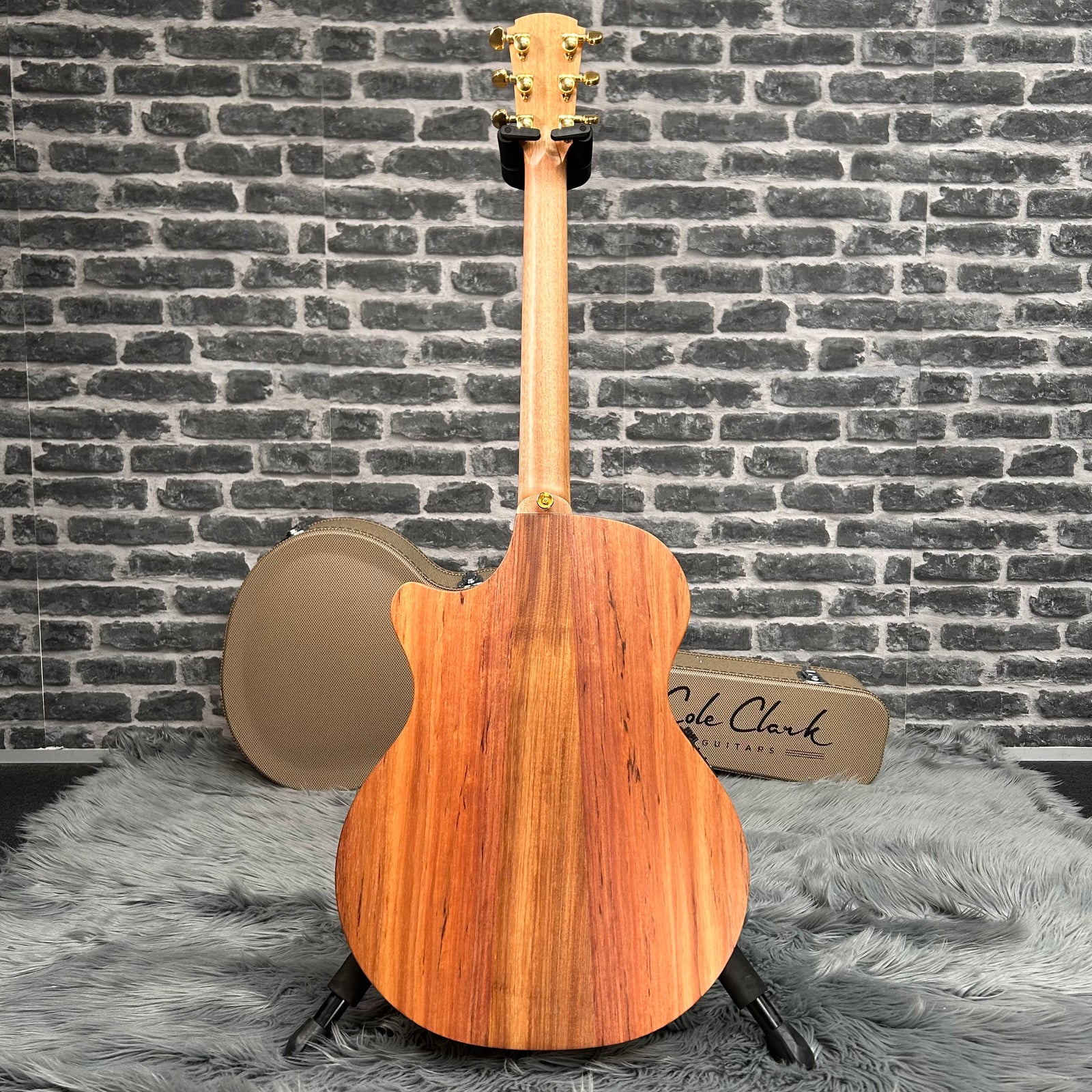 Cole Clark TL Thinline 2 Series Acoustic Guitar - Australian Blackwood Face, Back & Sides w/ Pickup & Cutaway