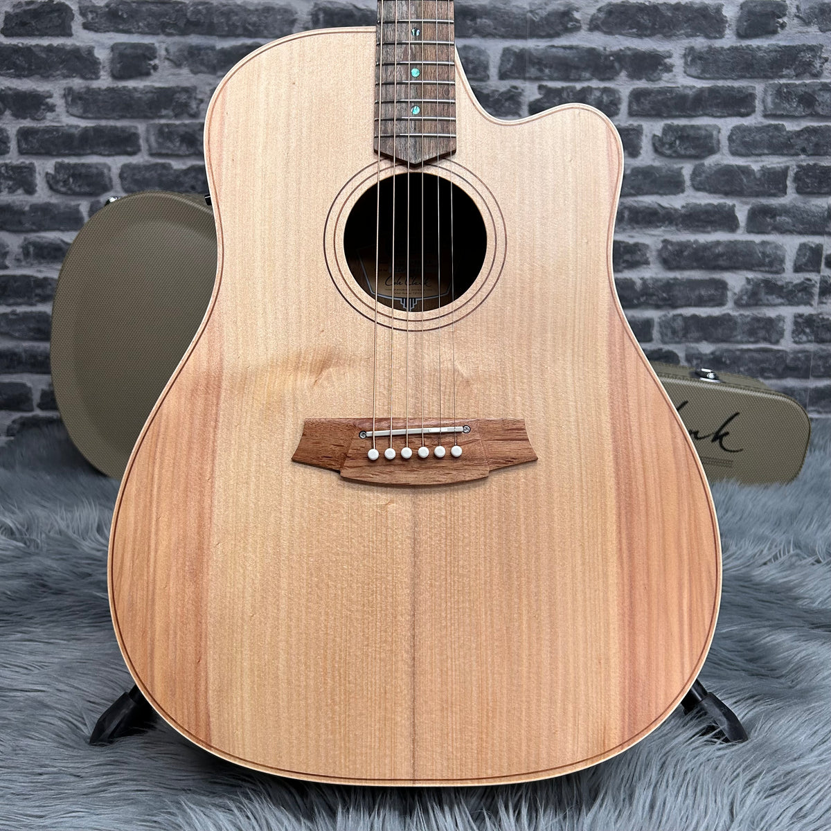 Cole Clark Touring 2 Series FL Dreadnought Acoustic Guitar - Bunya Face, Australian Blackwood Back & Sides w/ Pickup & Cutaway