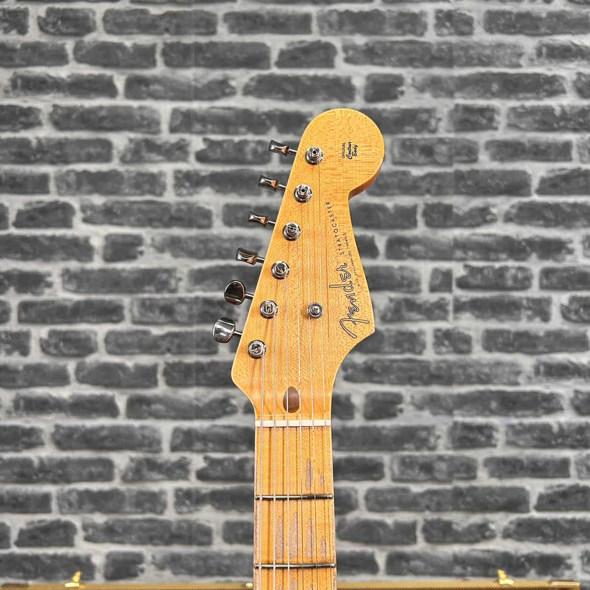 Fender Custom Shop Limited Edition Fat 1954 Stratocaster Electric Guitar Aged White Blonde - Relic Finish w/ Closet Classic Hardware - 9236091148