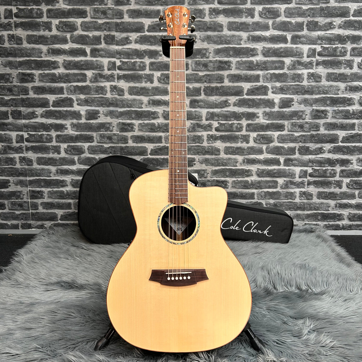 Cole Clark SAN1 Studio Grand Auditorium Acoustic Guitar - Euro Spruce Face, Rosewood Back &amp; Sides w/ Pickup &amp; Cutaway