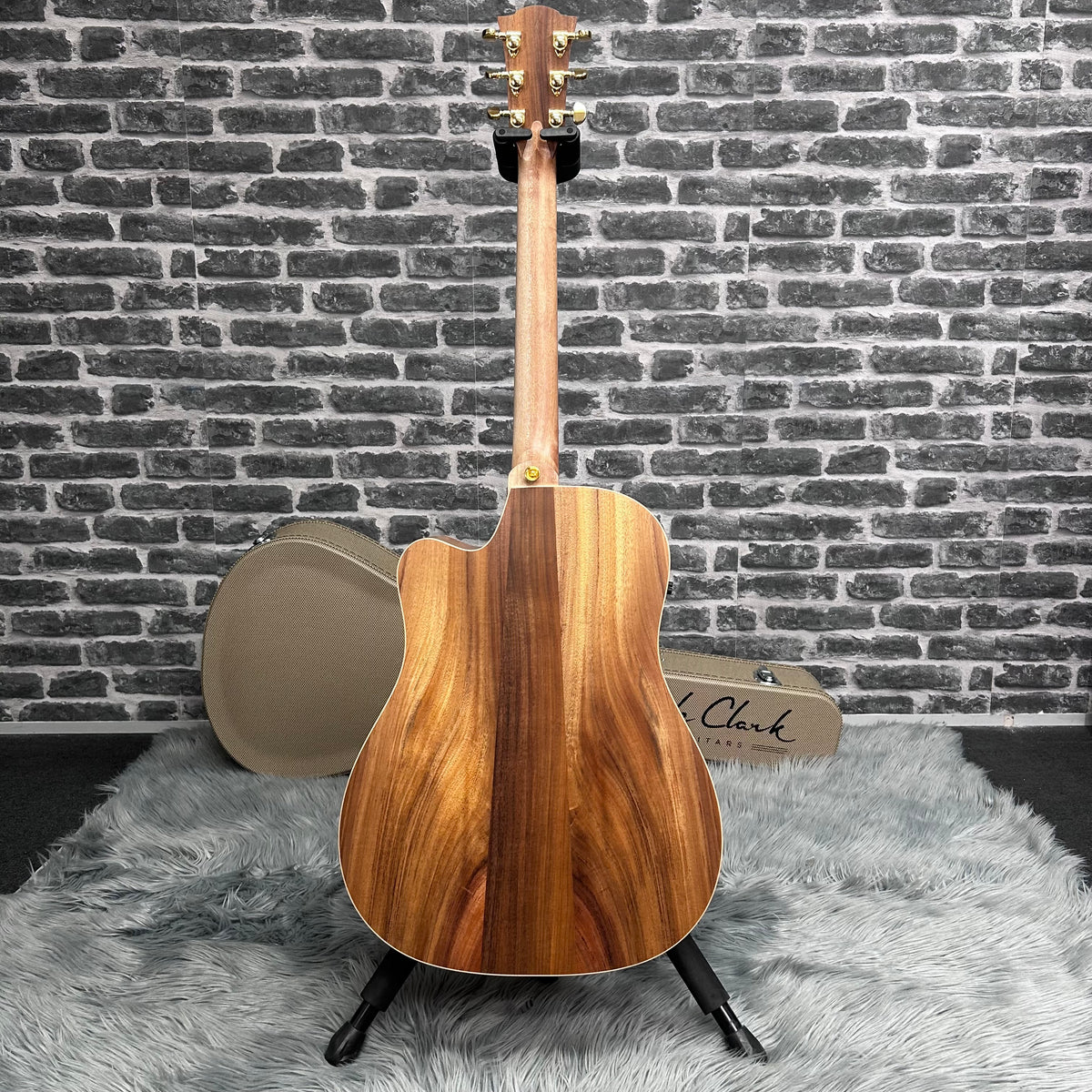 Cole Clark Studio Grand Auditorium Acoustic Guitar - African Mahogany Face, Back & Sides w/ Pickup & Cutaway