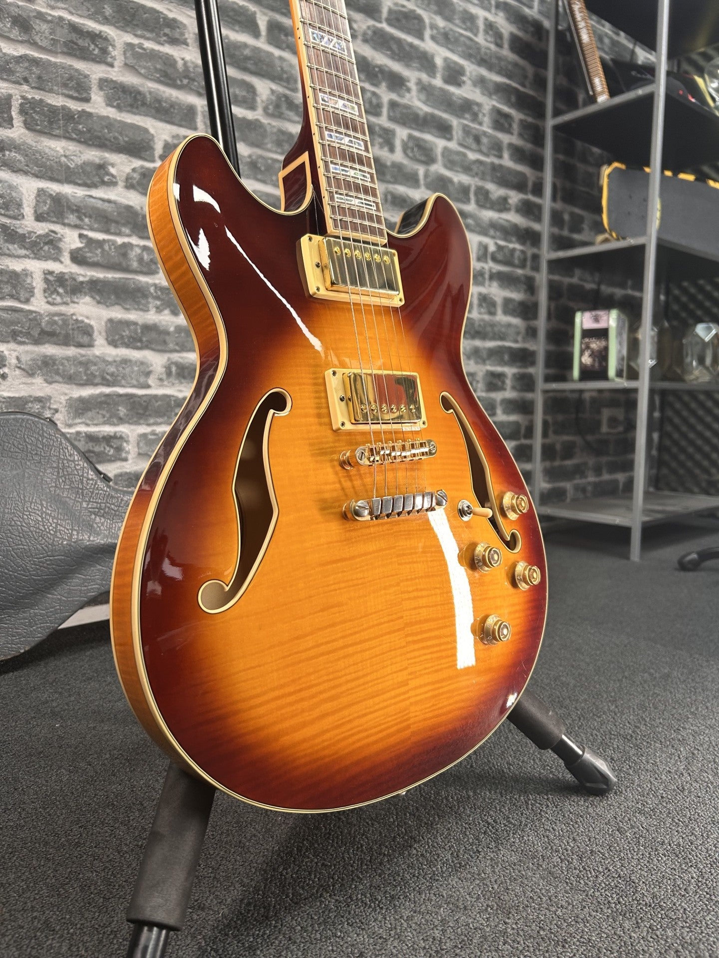 Ibanez AS103 Artcore Electric Guitar Hollow Body Sunburst - PREOWNED