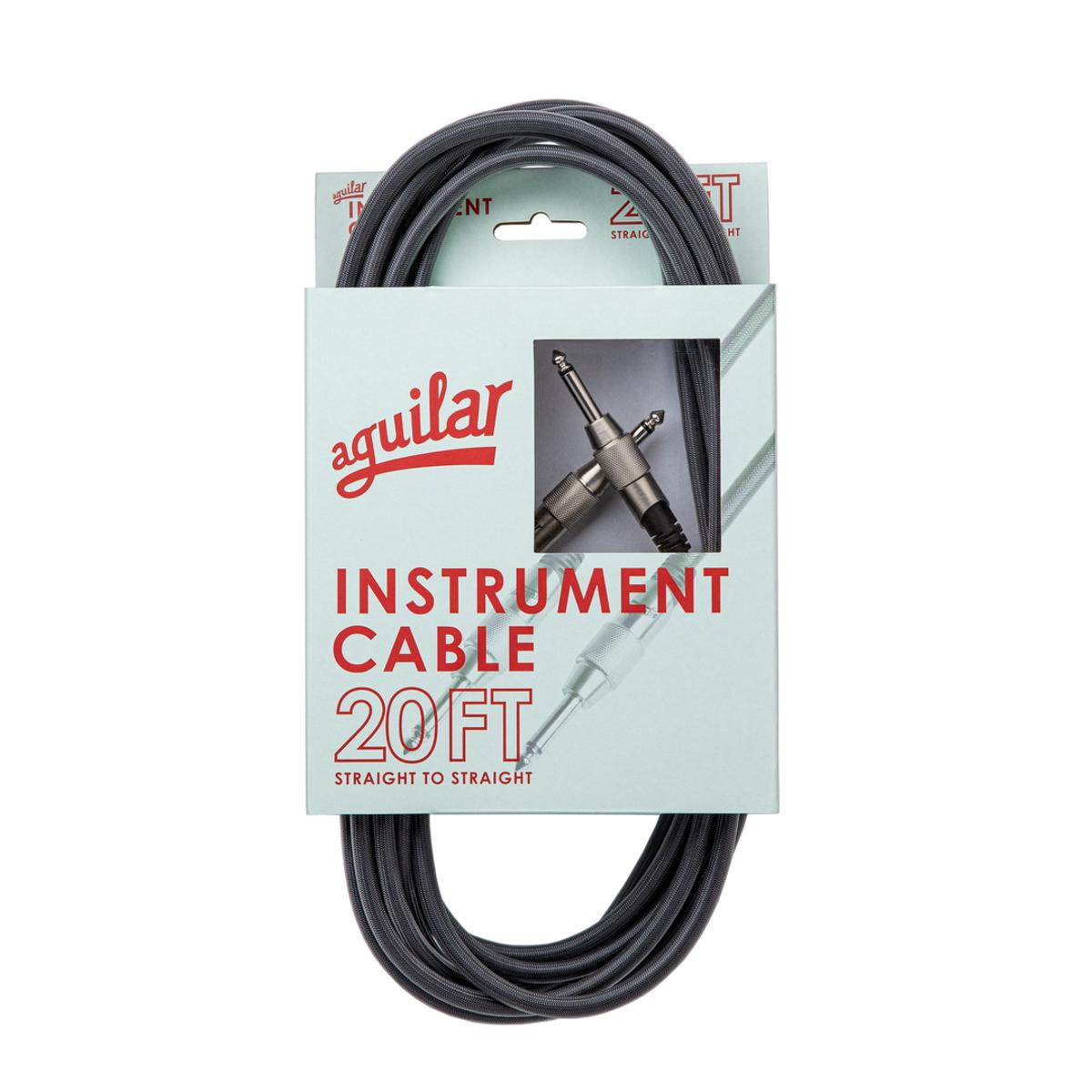 Aguilar AG-INST20SS Instrument Cable 20FT Guitar Lead Straight / Straight