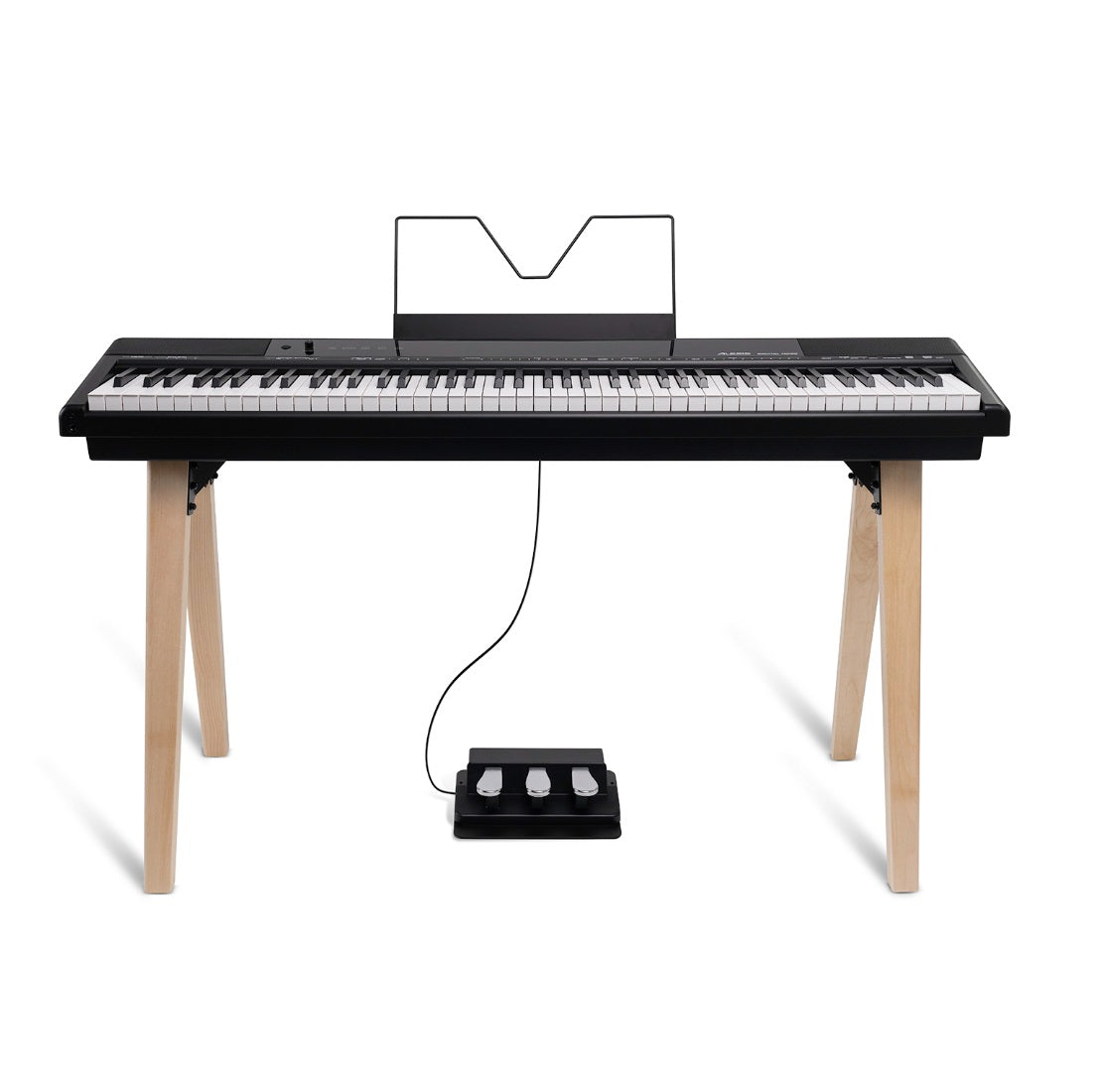 Alesis Recital Home 88-Key Contemporary Digital Piano w/ Wood Stand - Black