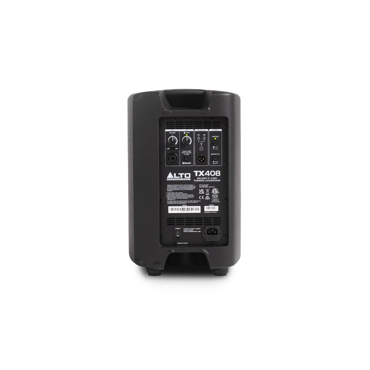 Alto Professional TX408 Powered Speaker 350w 8inch Active PA w/ Bluetooth