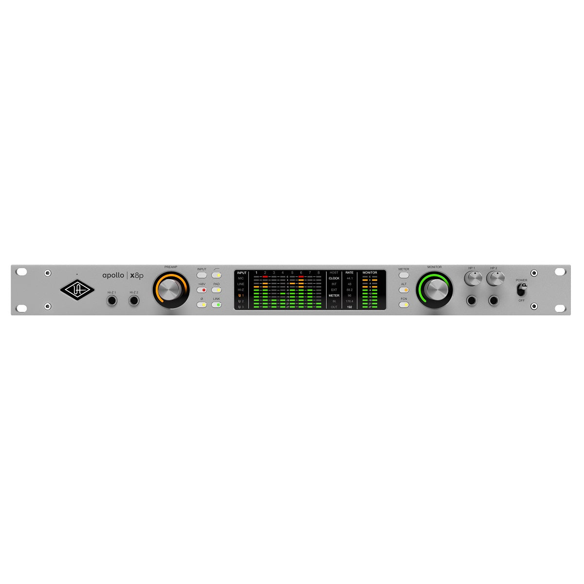 Universal Audio UA Apollo x8p Gen 2 Studio Audio Interface w/ Thunderbolt 3 (MAC/WIN)
