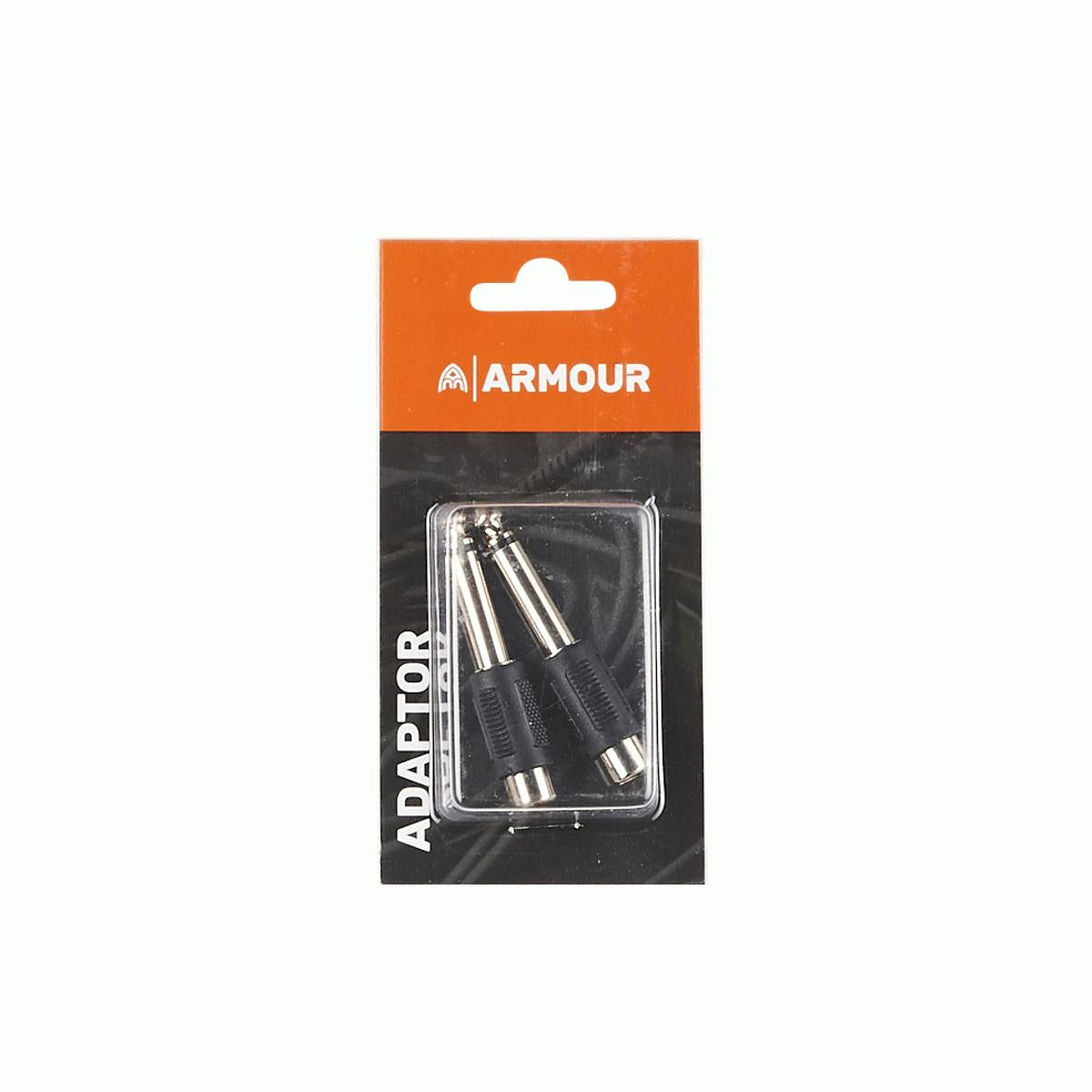 Armour ADAP3 RCA Female to 6.5mm Male Mono Adaptor - 2 Pieces