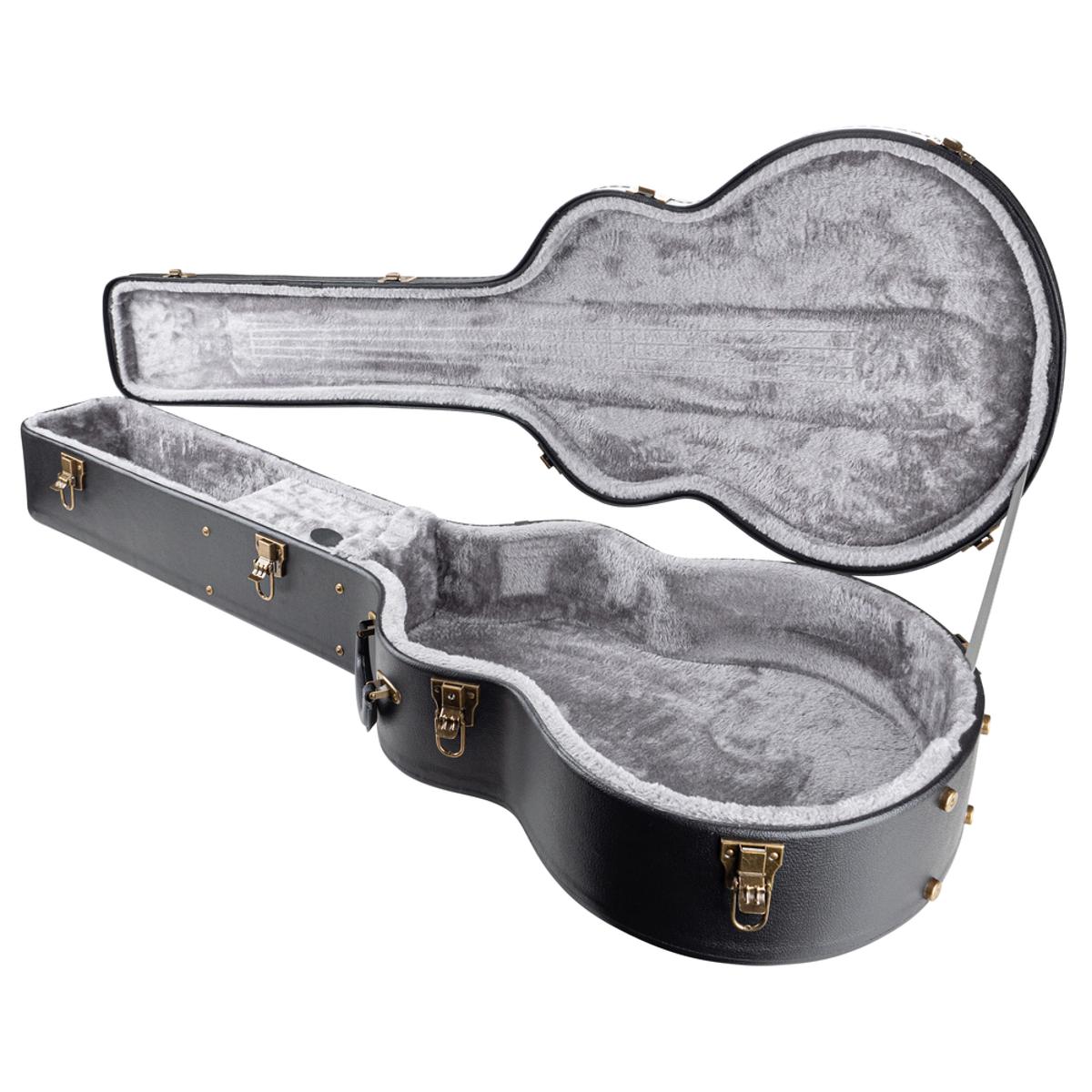 Armour APCAB Acoustic Bass Guitar Hard Case w/ Vintage Bronze Hardware