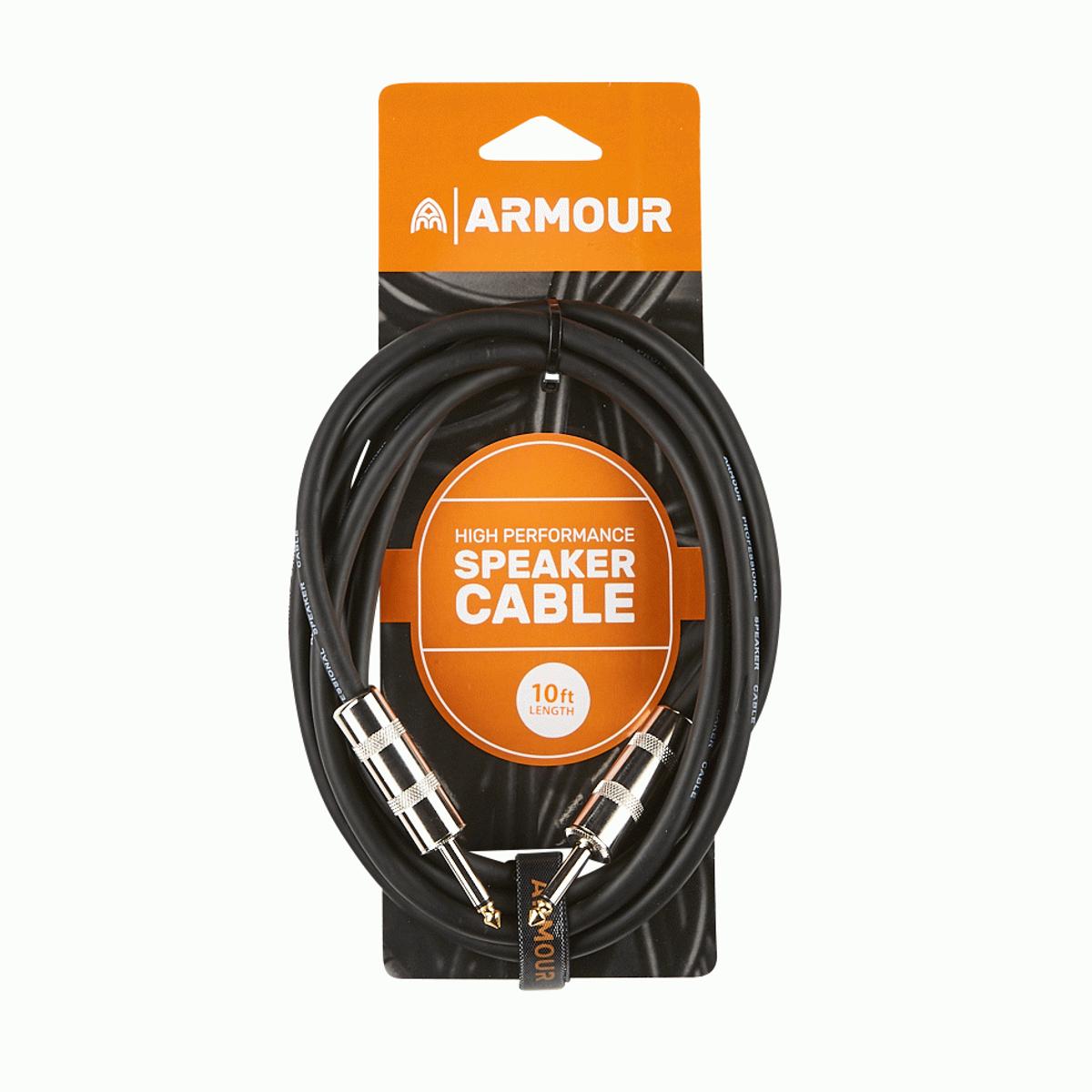 Armour SJP10 Speaker Cable 10ft Jack to Jack