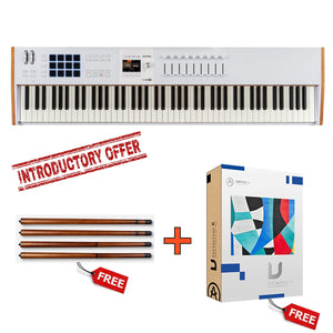 Arturia KeyLab 88 mk3 MIDI Keyboard Controller - White