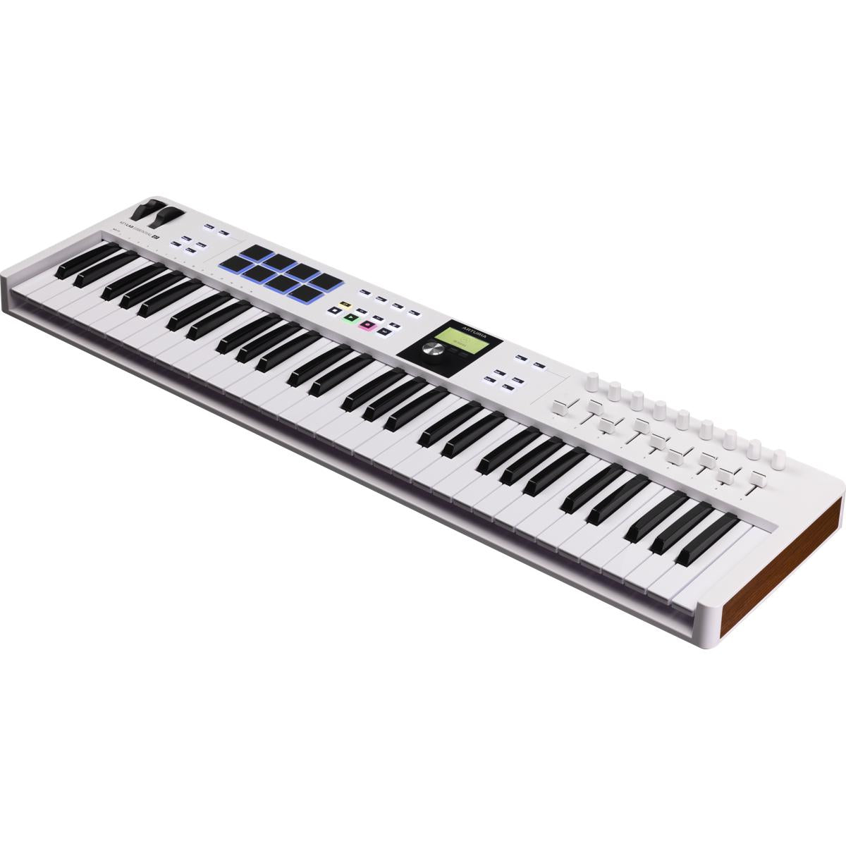 Arturia Keylab Essential mk3 61 Key Controller White Angle