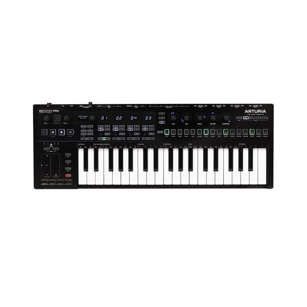 Arturia Keystep Pro All-In-One Step Sequencer &amp; Controller Keyboard Chroma Limited Edition