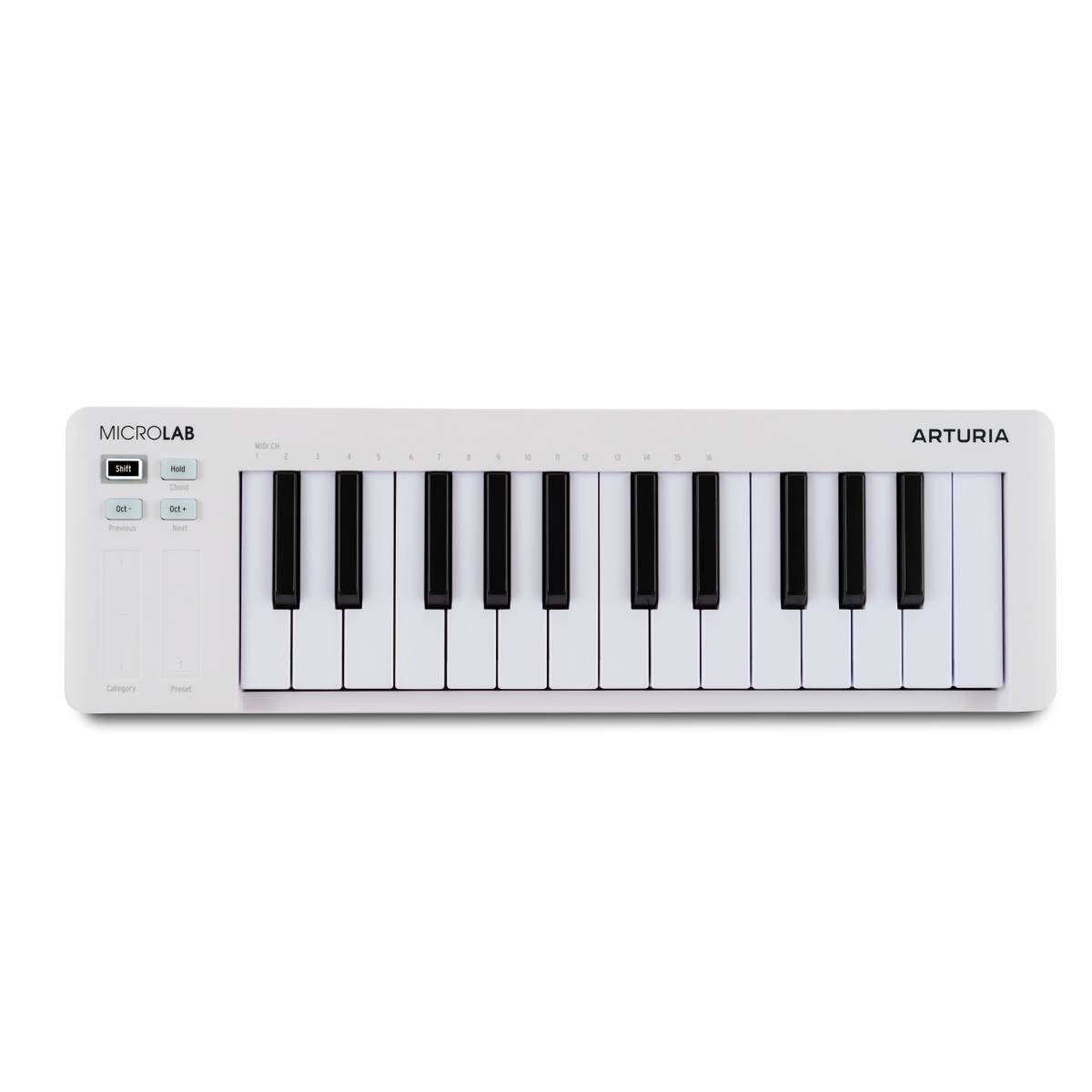 Arturia Microlab mk3 Keyboard MIDI Controller 25-Key - White
