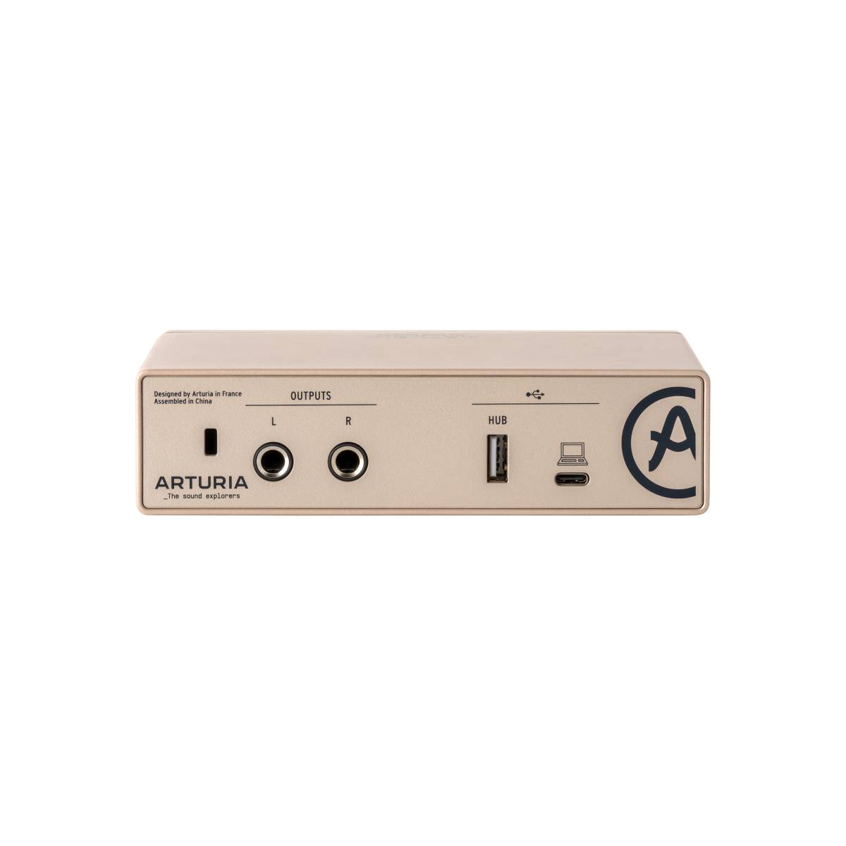 Arturia Minifuse 1 USB Audio Interface 1 in/ 2 out - Champagne