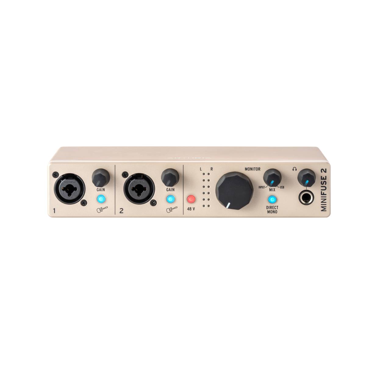 Arturia Minifuse 2 USB Audio Interface 2 in/ 2 out - Champagne