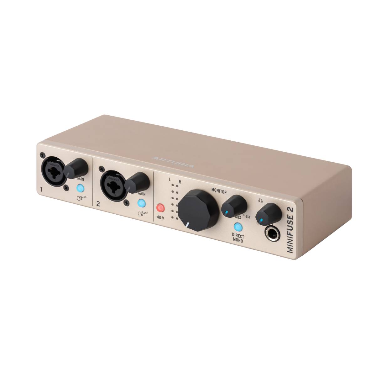 Arturia Minifuse 2 USB Audio Interface 2 in/ 2 out - Champagne