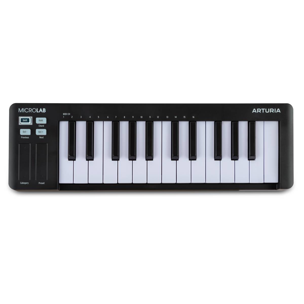 Arturia Microlab mk3 Keyboard MIDI Controller 25-Key - Black