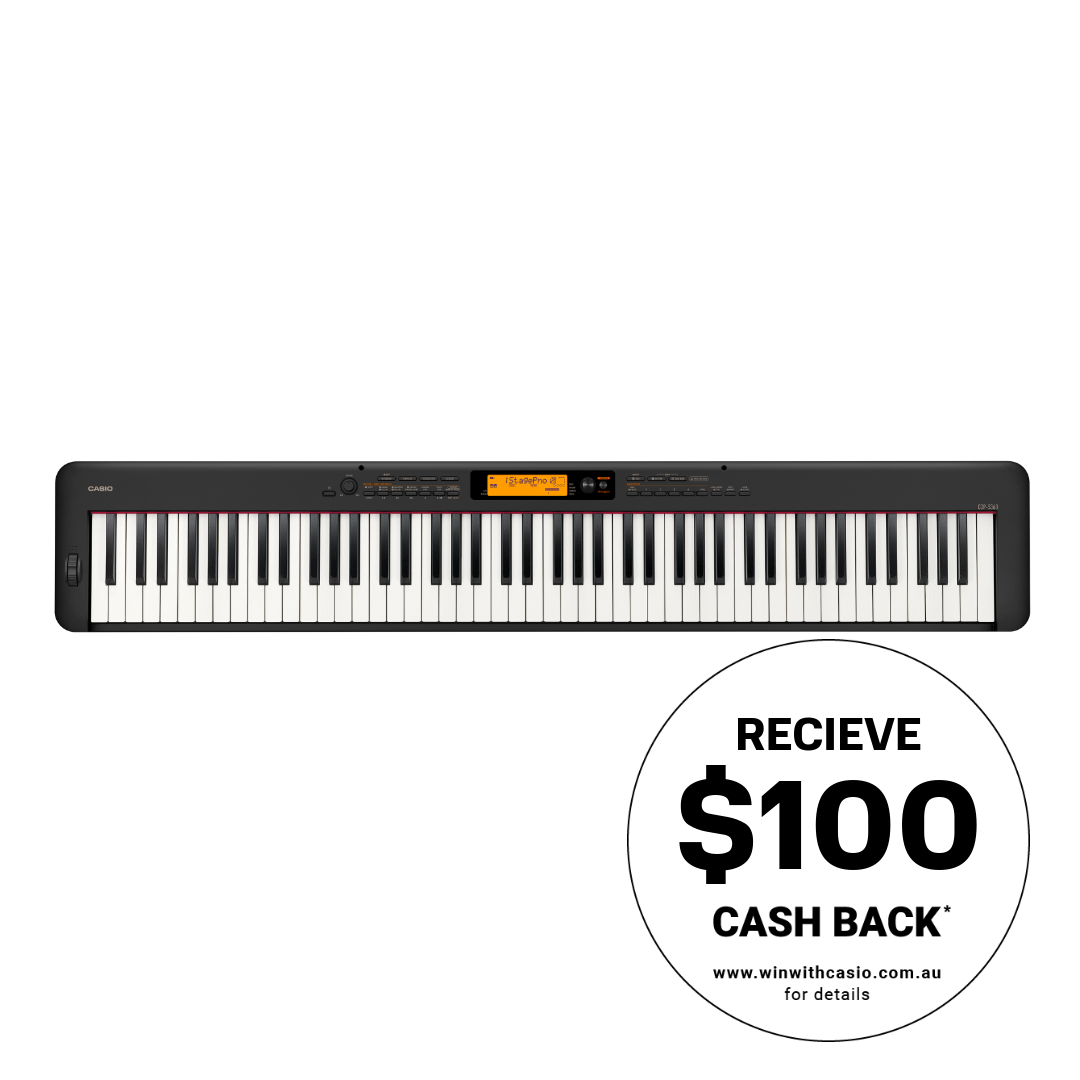 Casio CDP-S360 Digital Piano w/ CS470P Wooden Stand & 3 Pedal Board
