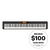 Casio CDP-S360 Digital Piano w/ CS470P Wooden Stand & 3 Pedal Board