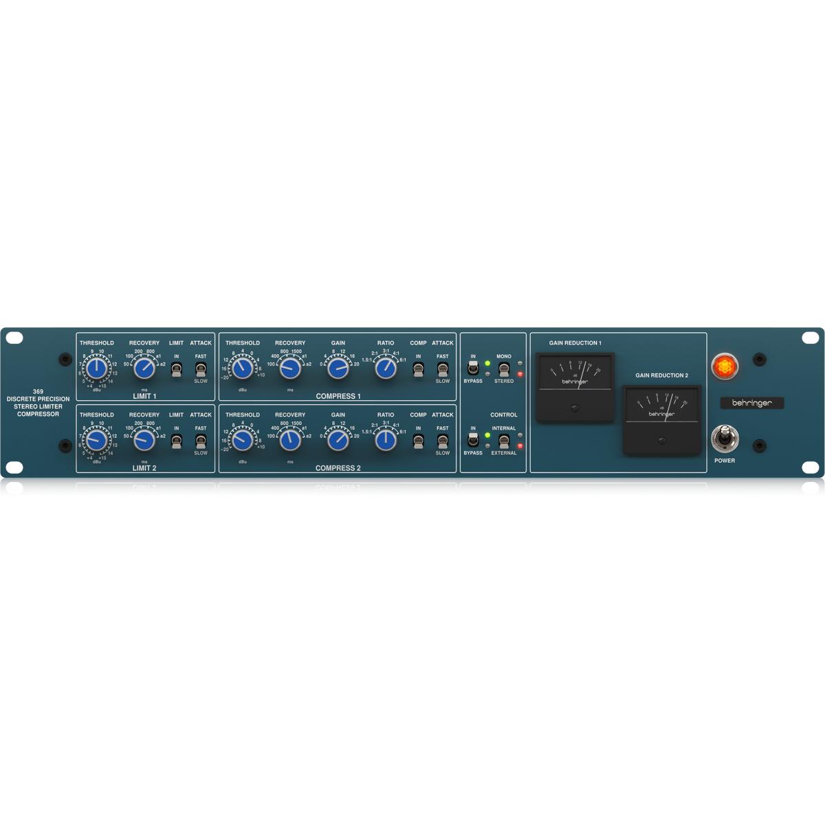 Behringer 369 2 Channel Stereo Compressor and Limiter