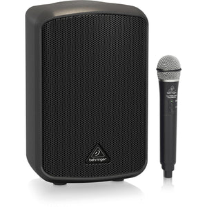 Behringer MPA100BT Portable PA System Battery Powered 100w w/ Wireless Microphone & Bluetooth