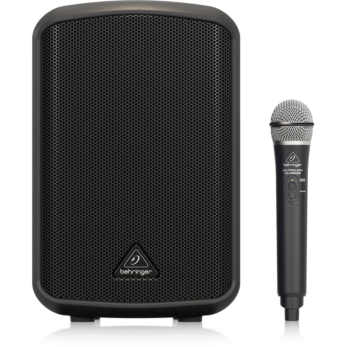 Behringer MPA100BT Portable PA System Battery Powered 100w w/ Wireless Microphone & Bluetooth