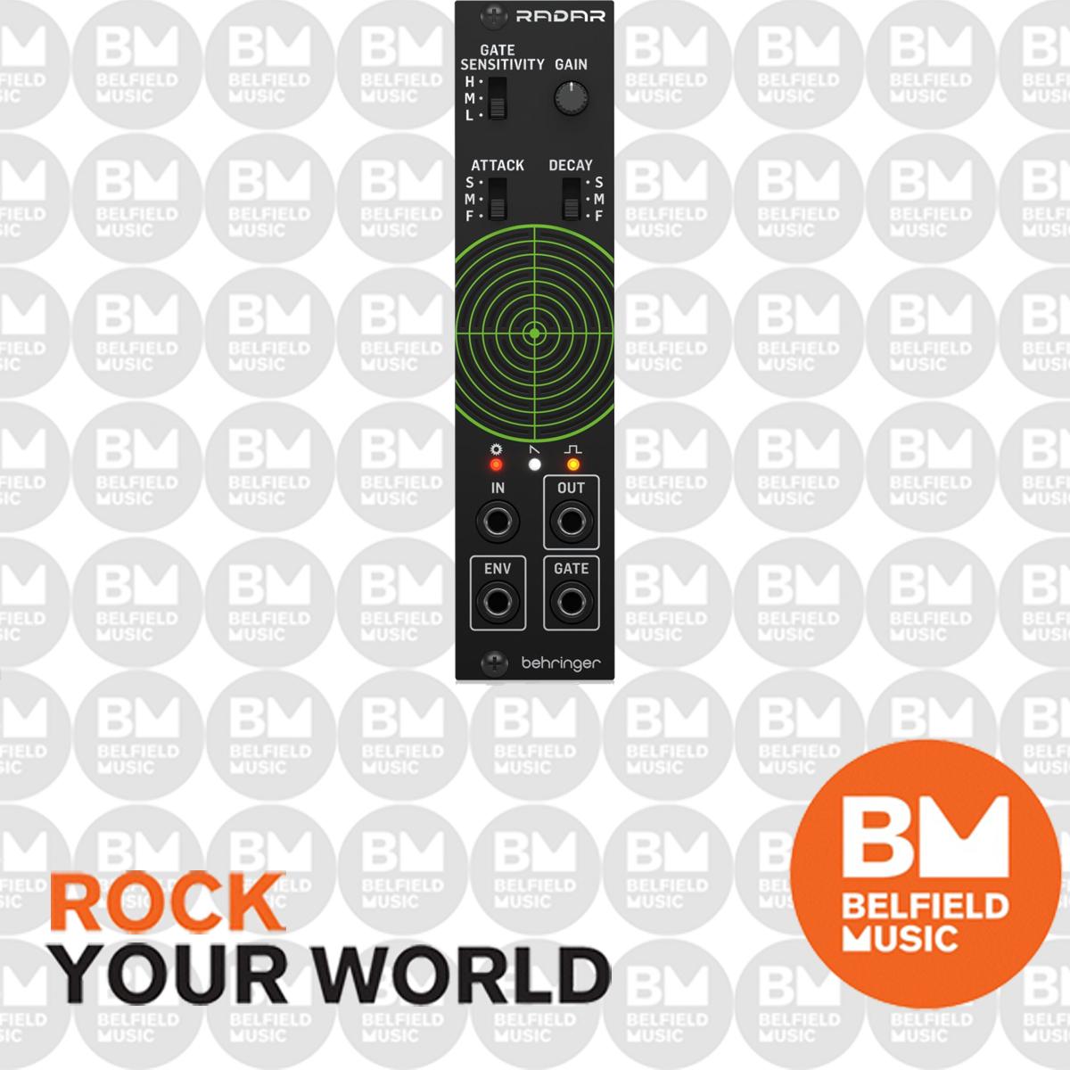 Behringer Radar Contact and Pickup Microphone Eurorack Module ...