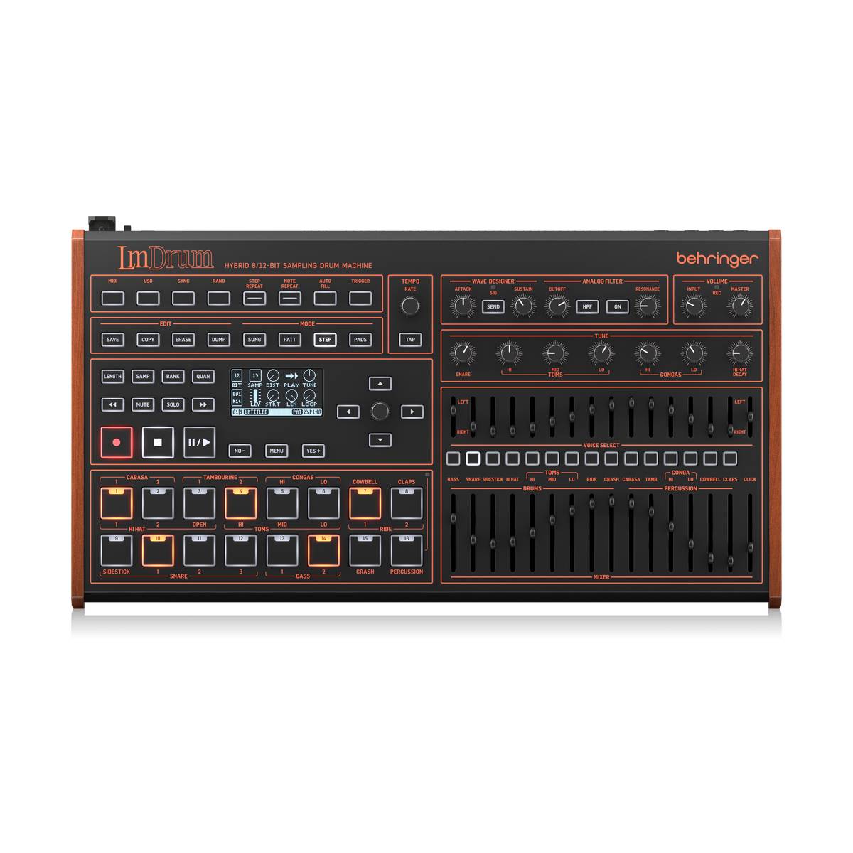 Behringer LM DRUM Classic Hybrid Sampling Digital Drum Machine