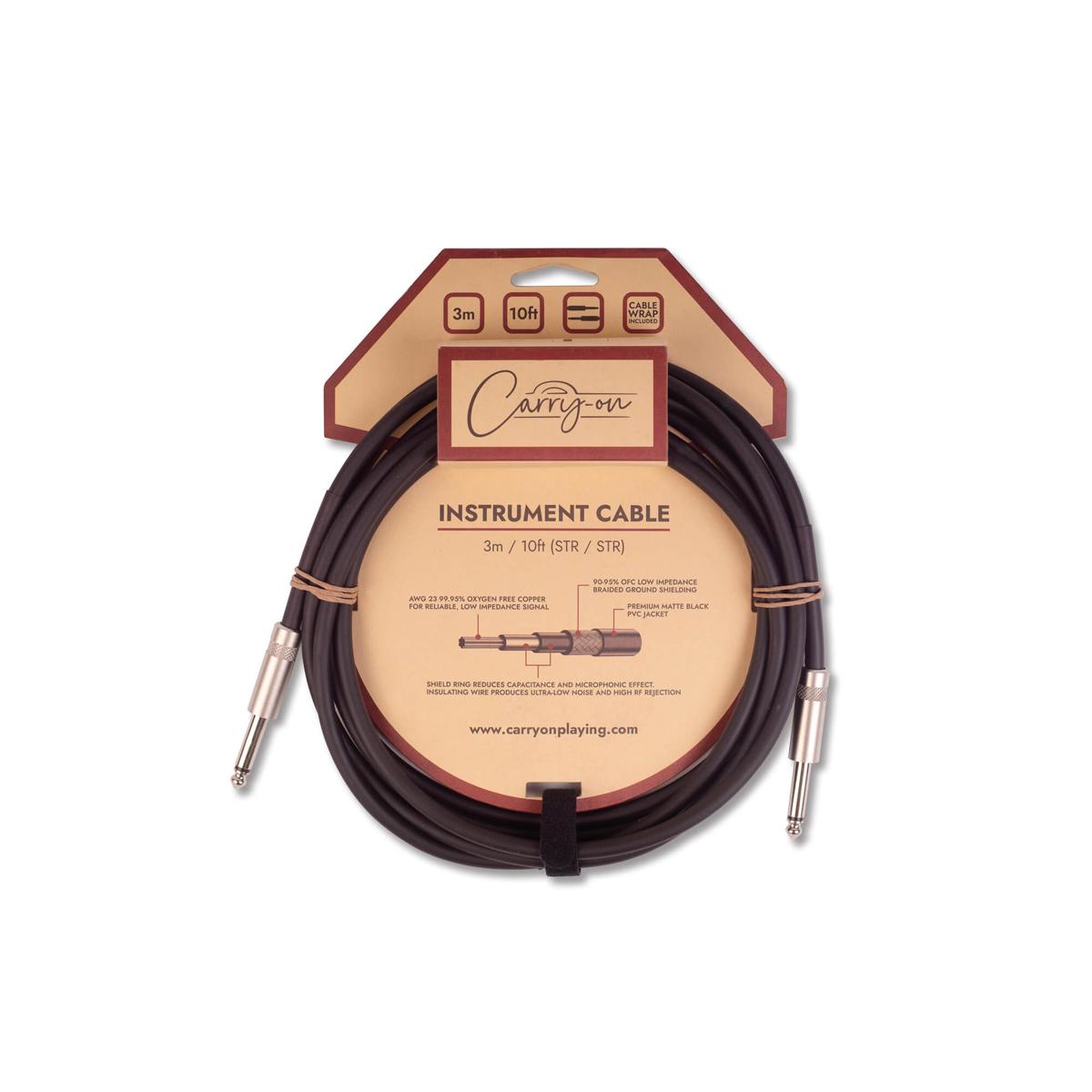 Blackstar Carry-On Guitar Cable 3m Instrument Lead Straight/Straight