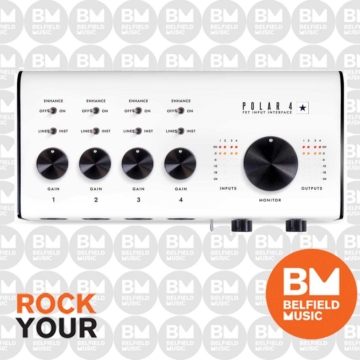 Blackstar Polar 4 Audio Interface - 4 Channel w/ St. James Plug-In