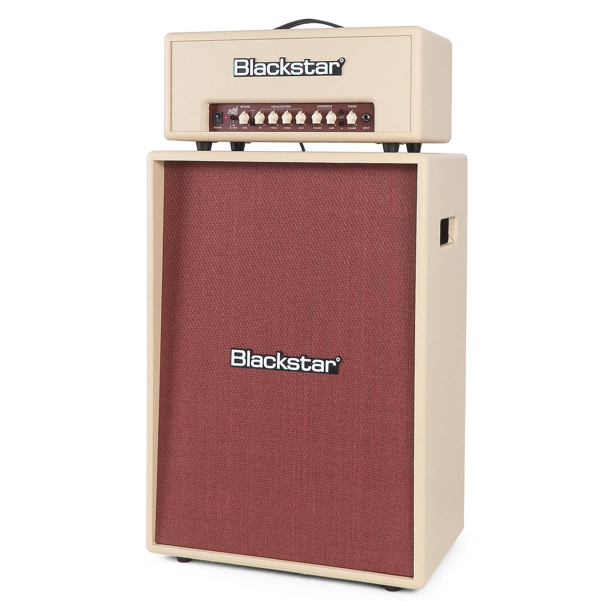 Blackstar Debut Guitar Amplifier Stack 100RH Head & 212V Cabinet 100w Amp - Cream