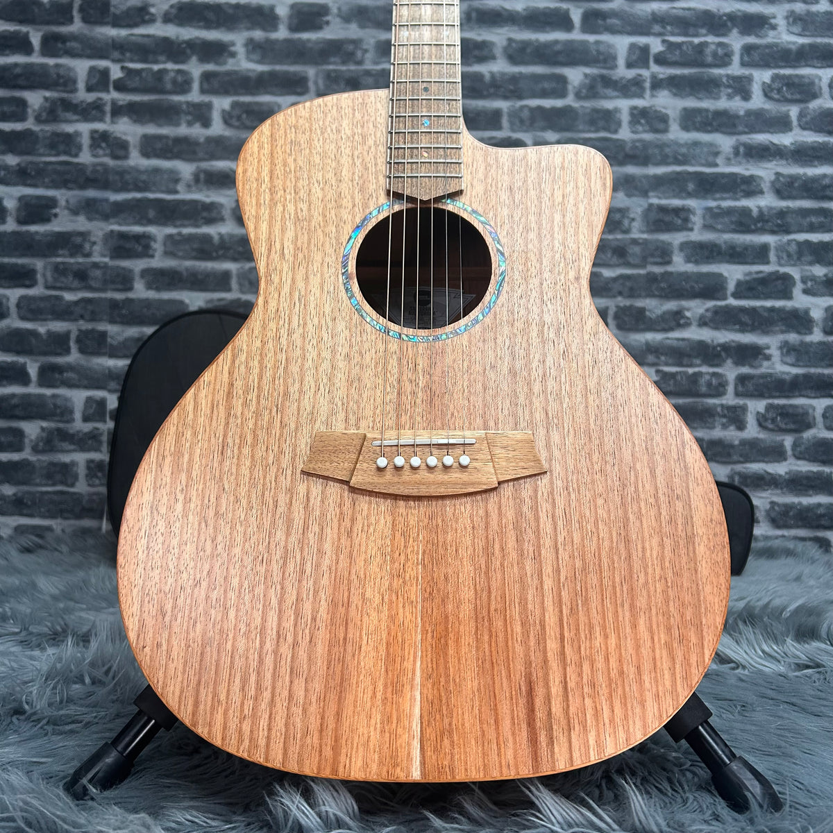 Cole Clark SAN1 Studio Grand Auditorium Acoustic Guitar - Australian Blackwood Face, Back & Sides w/ Pickup & Cutaway