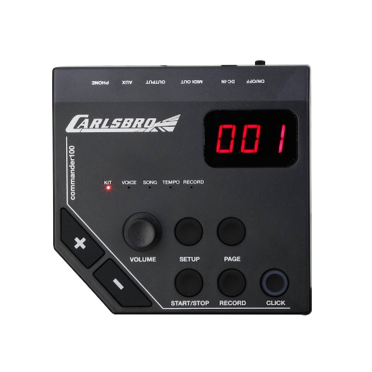 Carlsbro CSD100 7-Piece Electronic Drum Kit - Pack w/ DXP DA1235 Stool & DCN2 Headphones