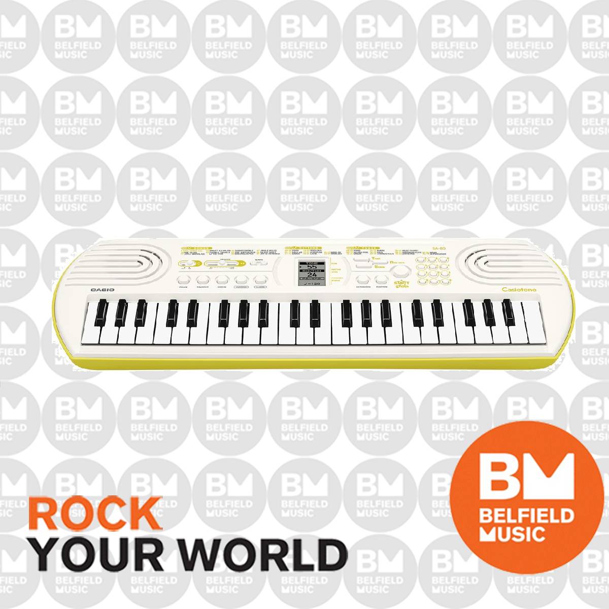 Casio Casiotone SA-80 Keyboard 44 Mini Keys White