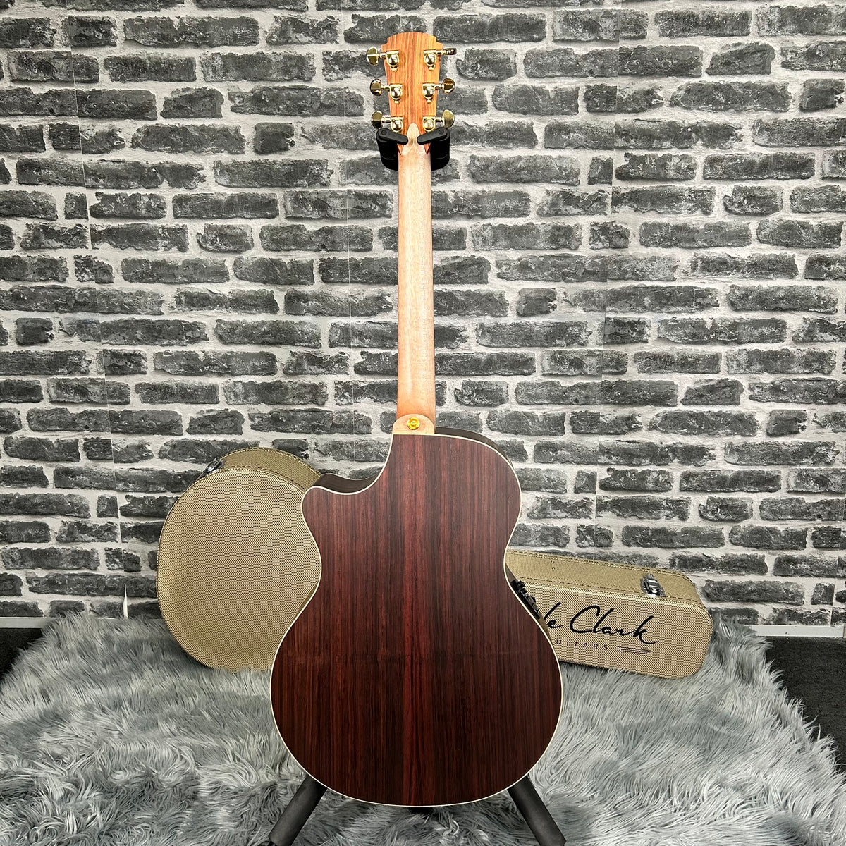 Cole Clark Recording Grand Auditorium Acoustic Guitar - Rosewood Face, Back & Sides w/ Pickup & Cutaway