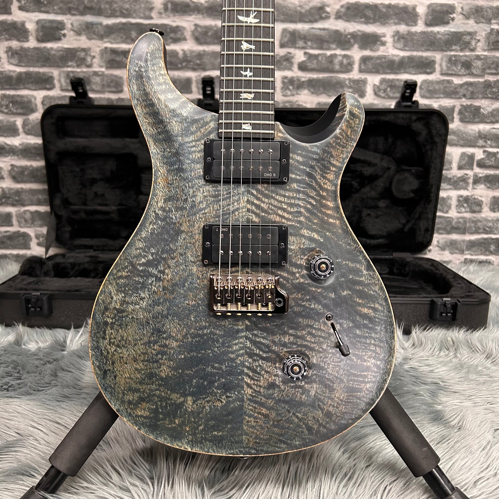 PRS Paul Reed Smith Core 40th Anniversary Custom 24 Satin Limited Edition Electric Guitar Charcoal Green