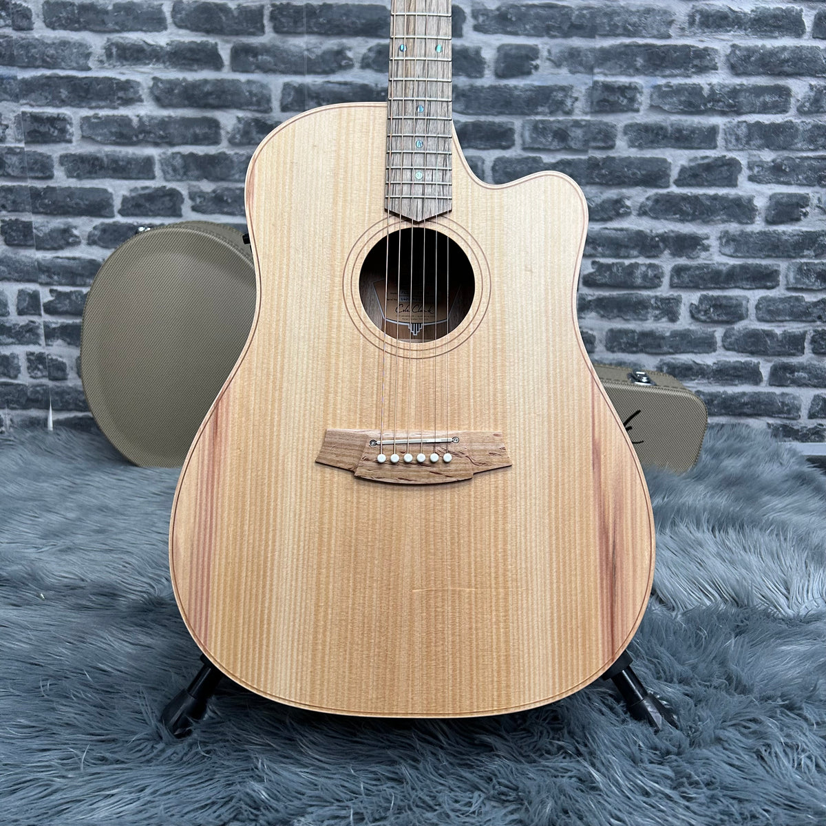 Cole Clark Touring 2 Series FL Dreadnought Acoustic Guitar - Bunya Face, Australian Blackwood Back & Sides w/ Pickup & Cutaway