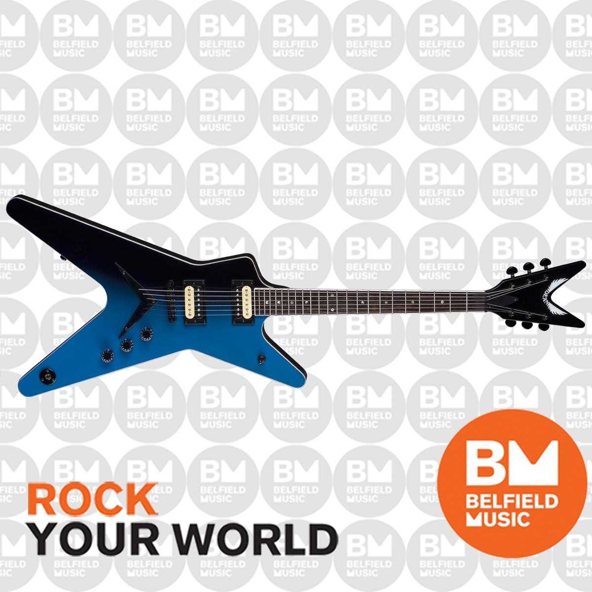 ギター DEAN ML 79 Floyd Duncans Blue Black Fade ギター DEAN ML 79 Floyd Duncans Blue Black Fade ML 79 Black Blue