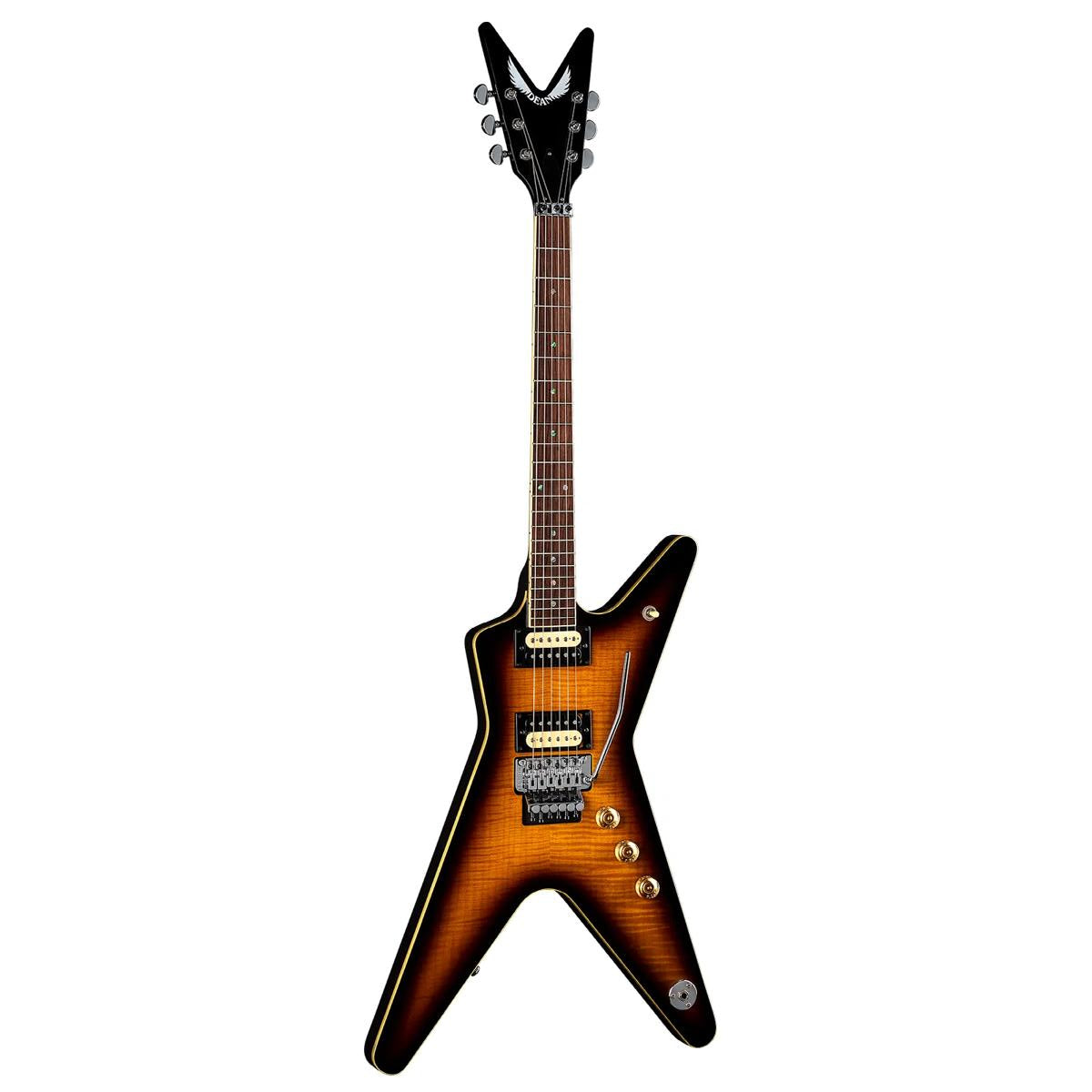 Dean ML 79 Electric Guitar Flame Maple Trans Brazilia w/ Floyd Rose ...