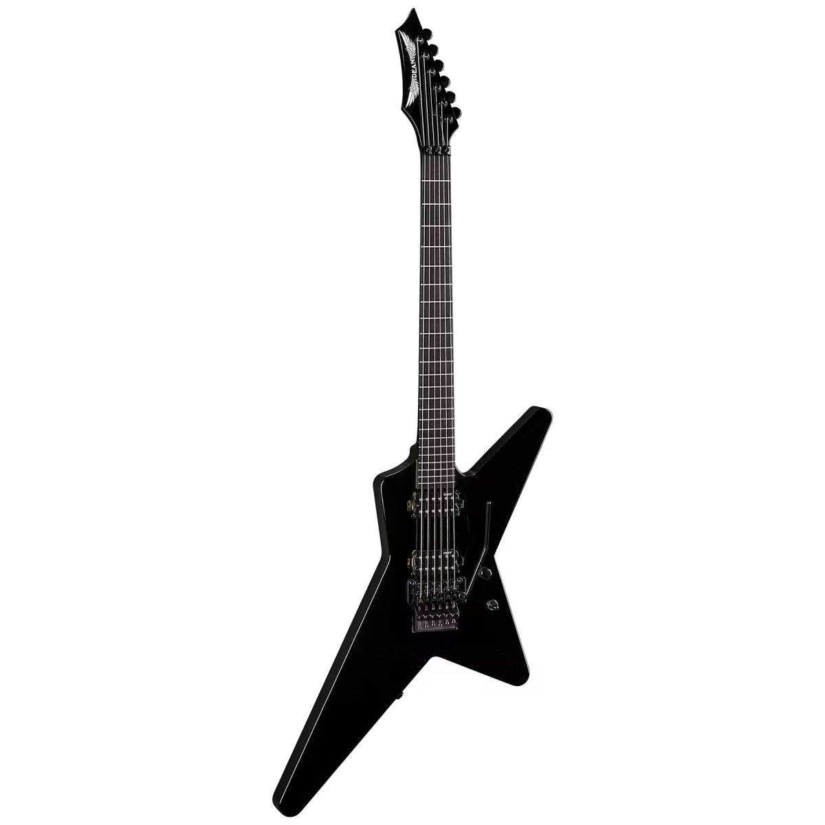 Dean USA Morningstar Custom Shop Electric Guitar Black w/ Floyd