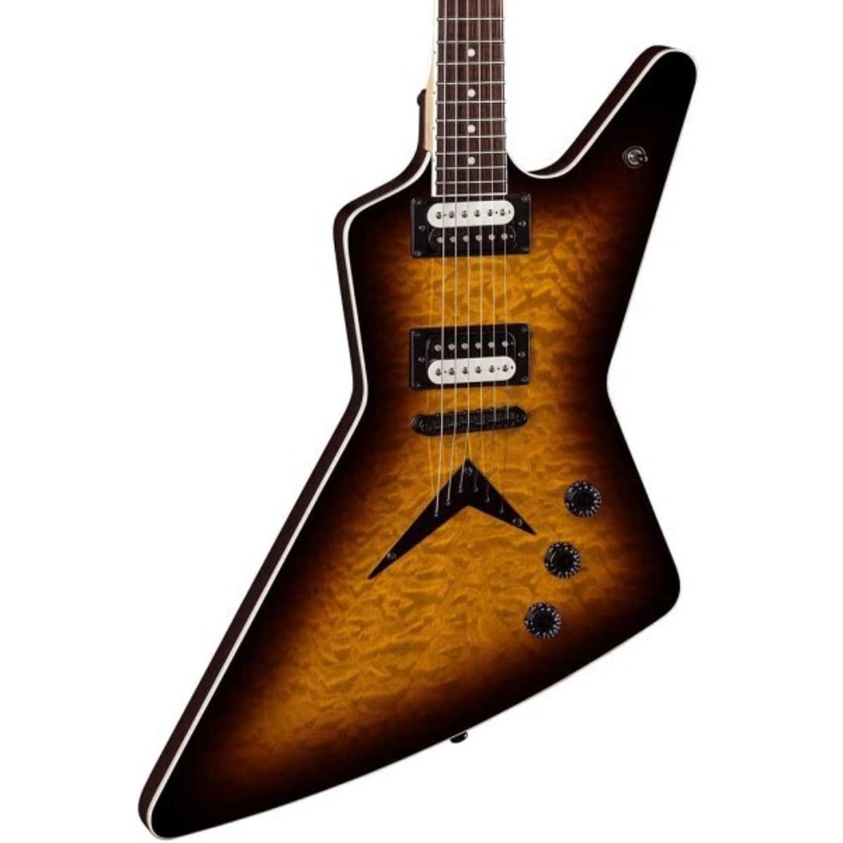 Dean ZX Electric Guitar Quiledt Maple Trans Brazilia - Belfield Music