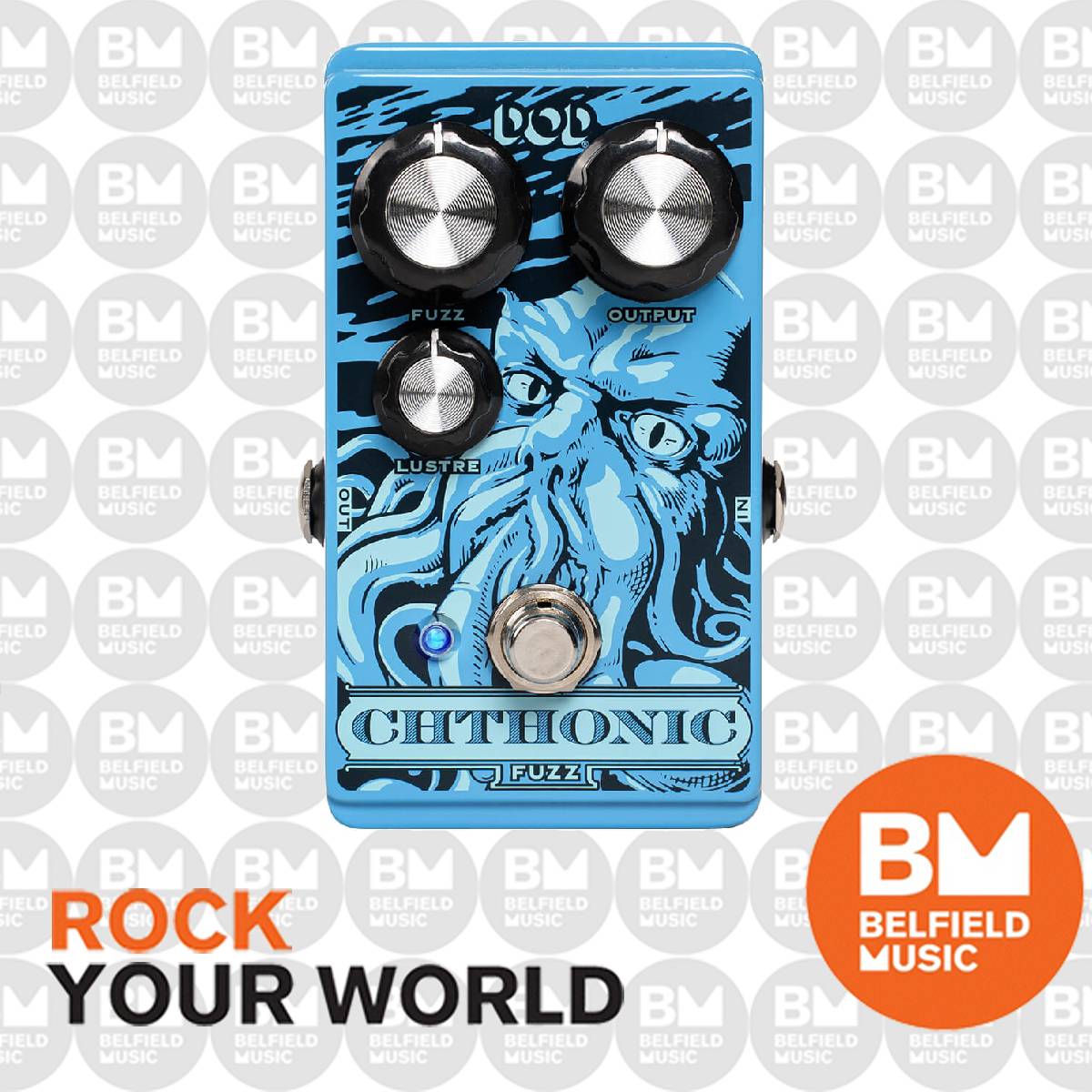 dod chthonic fuzz pedal Digitech DOD Chthonic Fuzz - Classic Fuzz Effects Pedal