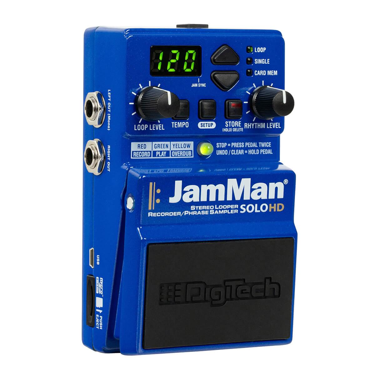 Digitech JamMan Solo HD Stereo Looper Recorder / Phrase Sampler Compact Effects Pedal