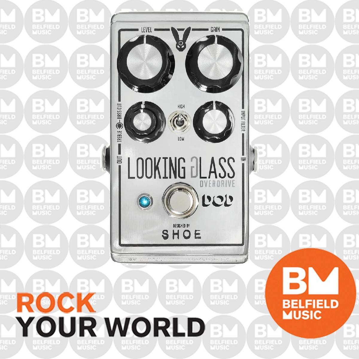 dod looking glass overdrive pedal Digitech DOD Looking Glass - Class-a Fet Overdrive Effects Pedal